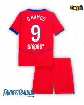 Paris Saint-Germain Goncalo Ramos #9 Echipament de Fotbal Replică 2025-26 Copii Treilea (+ Șorturi)